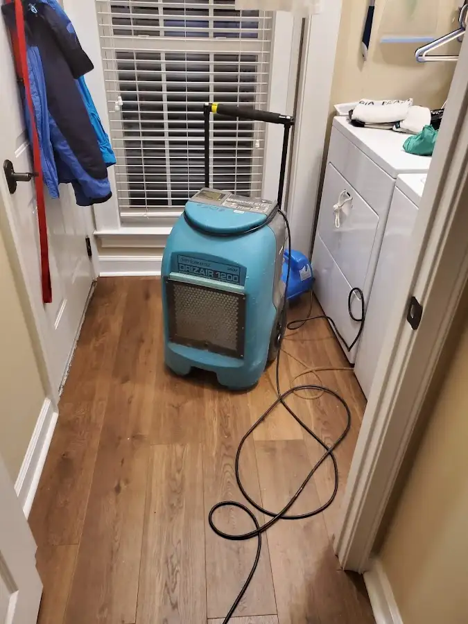 Commercial dehumidifier deployed for Flood Damage Cleanup in Coweta